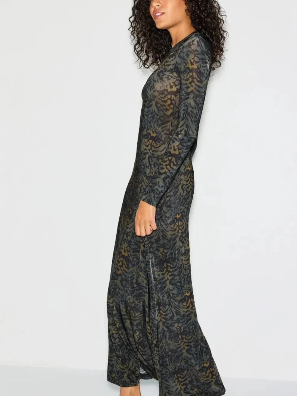 Ulla Johnson Amari Jersey Long Sleeve Dress Size XS MSRP $490 - Picture 3 of 13